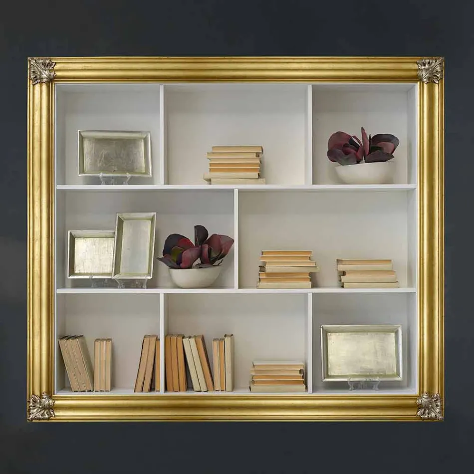 Wand-Plasma-Gestell aus Ayus-Holz, Tanne made in Italy Giulio Viadurini