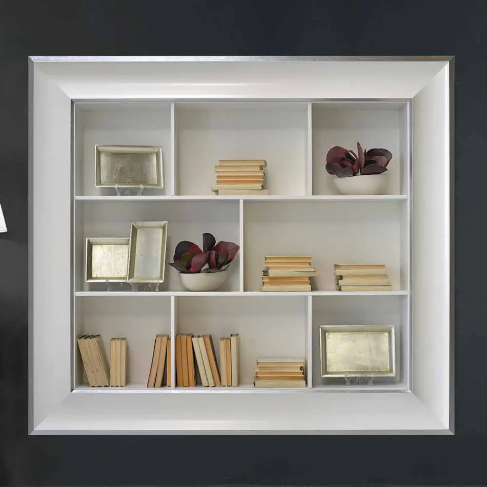 Handgemachte Holzwand Plasma Halter Rahmen made in Italy Tommaso Viadurini