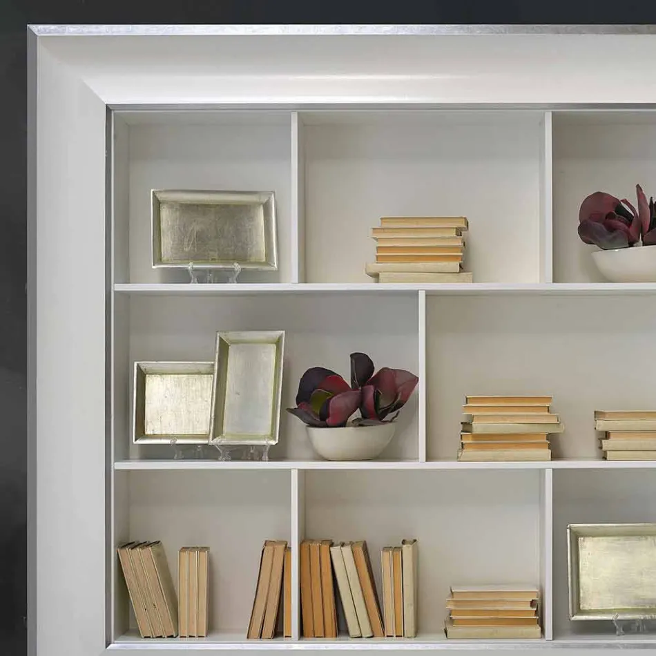 Handgemachte Holzwand Plasma Halter Rahmen made in Italy Tommaso Viadurini