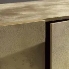 Sideboard mit 3 Türen und 3 Einlegeböden aus Holz und MDF - Pesci Viadurini