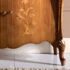Klassisches Wohnzimmer-Sideboard aus Holz mit Intarsien Made in Italy - Ottaviano Viadurini