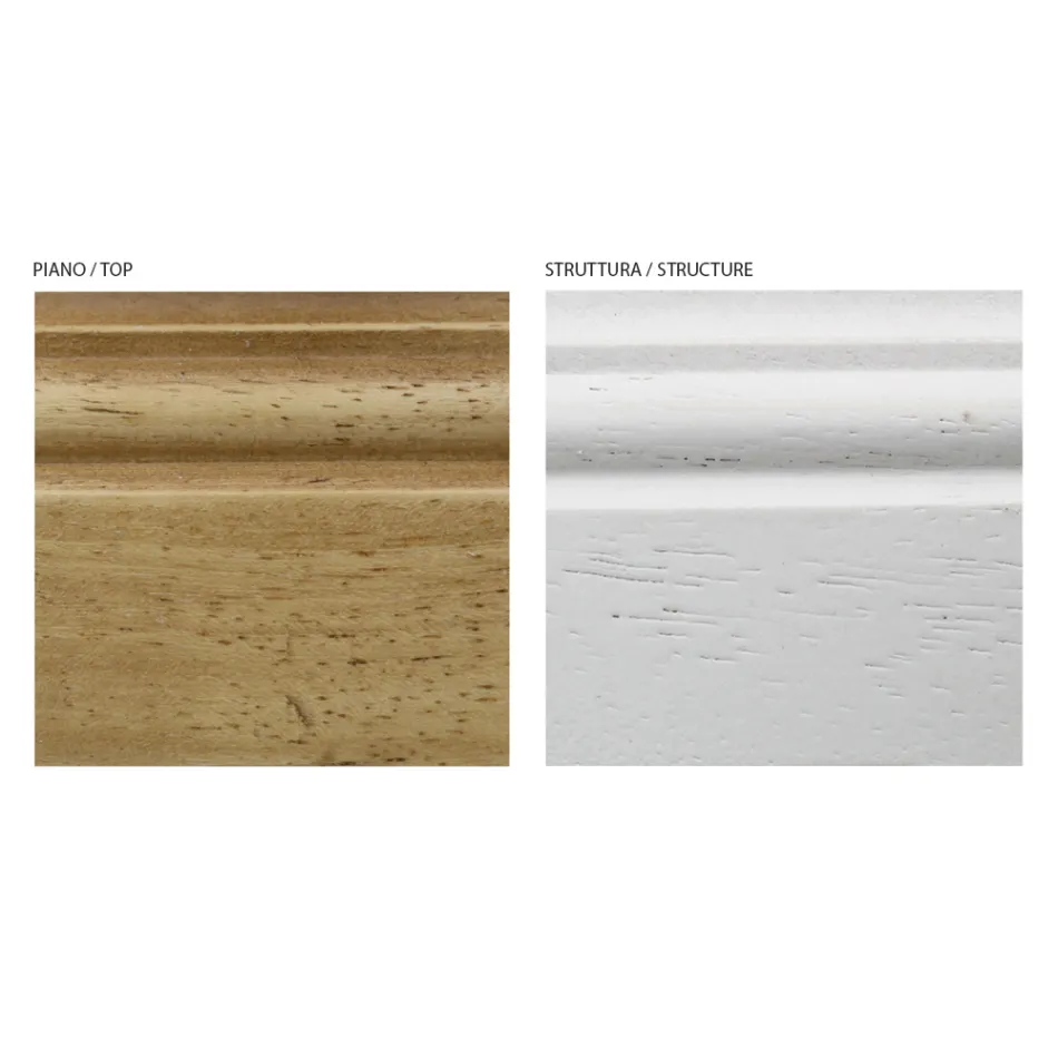 Sideboard mit 1 Tür, 1 Schublade und 3 offenen Fächern, hergestellt in Italien – Hoder Viadurini