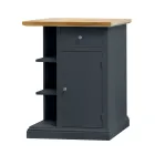 Sideboard mit 1 Tür, 1 Schublade und 3 offenen Fächern, hergestellt in Italien – Hoder Viadurini