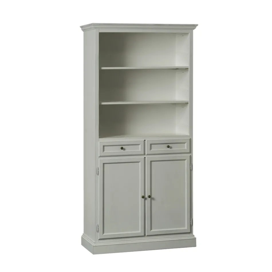 Sideboard mit 2 Türen, 2 Schubladen und 2 offenen Regalen, hergestellt in Italien – Camene Viadurini