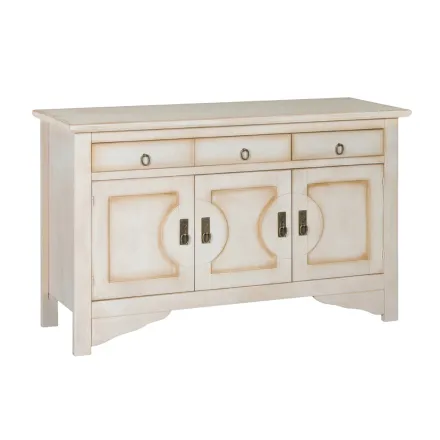 Sideboard mit 3 Türen und 3 Schubladen in verschiedenen Ausführungen, hergestellt in Italien – Ganesha Viadurini