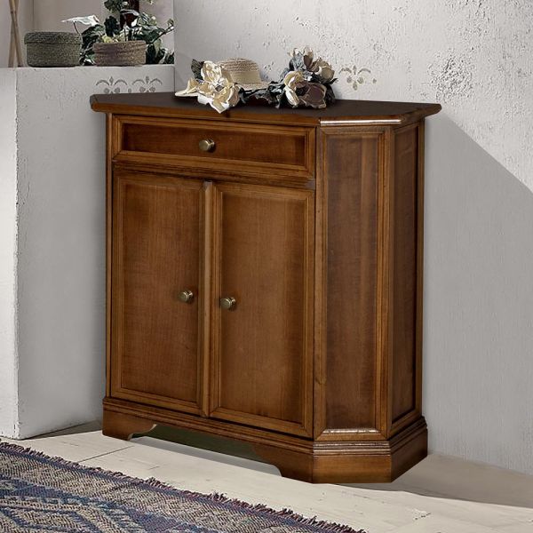 Sideboard mit schublade, 2 türen und internem regal, hergestellt in italien – semia