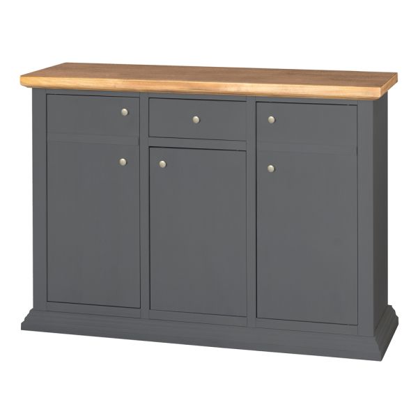 Sideboard mit struktur aus furnierten holzpartikeln, hergestellt in italien – odino