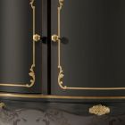 Luxuriöses Sideboard mit 3 Türen und 3 Holzschubladen Made in Italy - Leonor Viadurini
