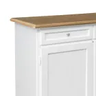 Holz-Sideboard mit 2 Schubladen und 2 Türen, hergestellt in Italien – Uller Viadurini