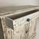 Massives Fichtenholz Sideboard mit internen Regalen Made in Italy - Pierrot Viadurini