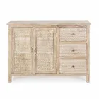 Sideboard aus Mangoholz mit hand eingelegten Dekorationen - Zotto Viadurini