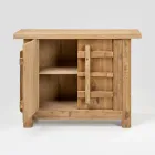 Sideboard aus naturbelassenem, gealtertem Kiefernholz mit 2 oder 4 Türen - Aituno Viadurini