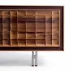 Modernes Design Sideboard mit 3 Türen aus Massivholz Anna Viadurini