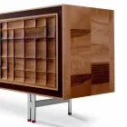 Modernes Design Sideboard mit 3 Türen aus Massivholz Anna Viadurini