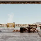 Outdoor-Küche 141x70x93 cm aus massivem Teakholz und Aluminium - Stilosa Viadurini