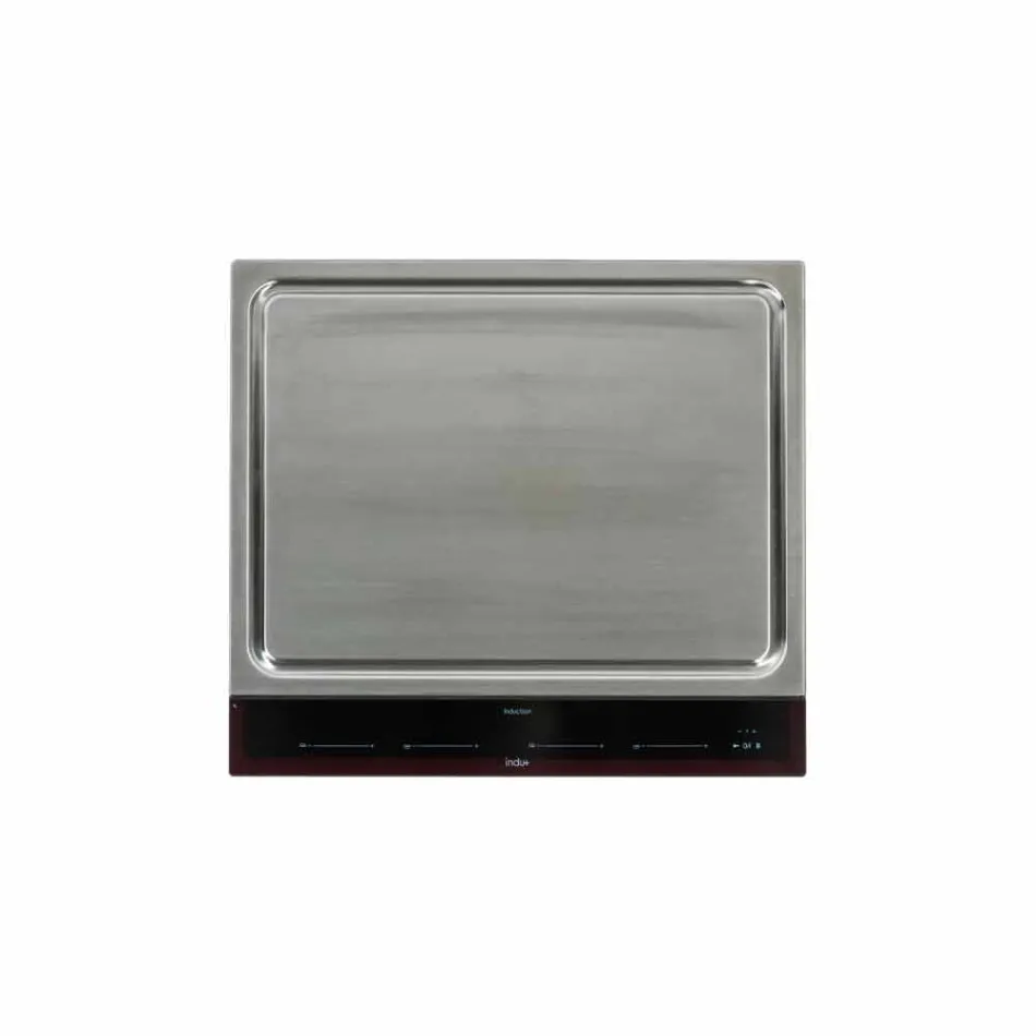 Moderne Gartenküche im Freien auf Holz- und Stahlrädern - Buoncalliope Viadurini