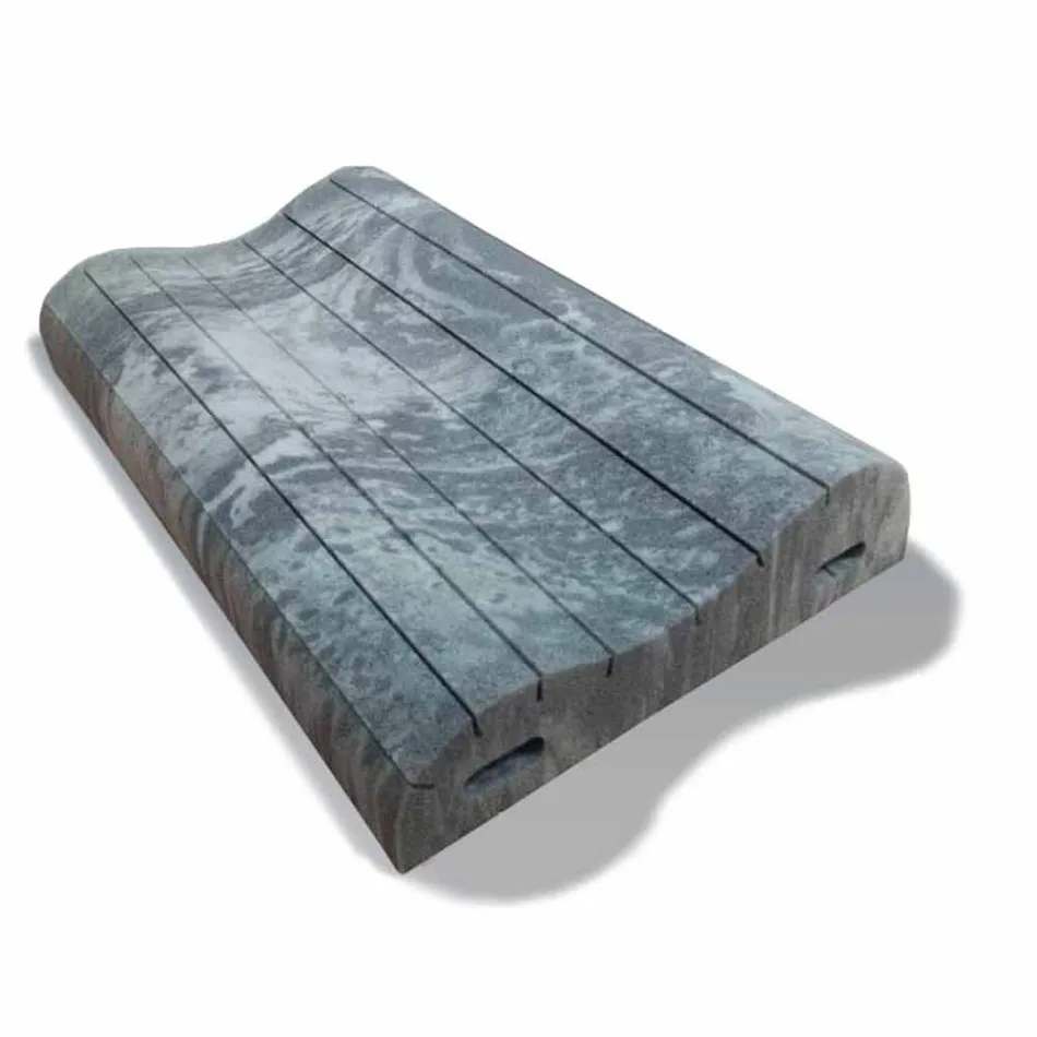 Doppelwellenkissen in Memory Xform 11 cm hoch Made in Italy - Curly Viadurini