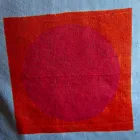 Handgemaltes Hanfkissen Einzigartiges Stück Italienische Kunst - Marken Viadurini