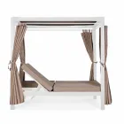 Tagesliege im Freien aus Textilene und Aluminium mit liegenden Rückenlehnen - Anastasia Viadurini