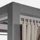 Tagesliege im Freien aus Textilene und Aluminium mit liegenden Rückenlehnen - Anastasia Viadurini