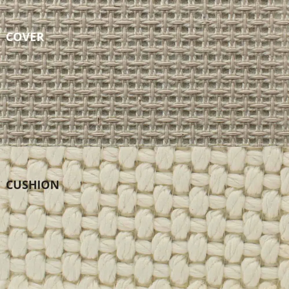 Tagesbett im Freien aus Aluminium und luxuriösem Designgewebe - Frame Vineyard von Vondom Viadurini