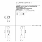 Helle Dekoration für das Interieur des modernen Designs - Tulpe von Myyour Viadurini