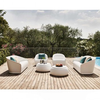 2-Sitzer-Sofa für den Außenbereich aus farbigem Polyethylen Made in Italy - Juli