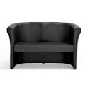 2-Sitzer-Sofa, vollständig mit Leder bezogen, hergestellt in Italien – Farbe