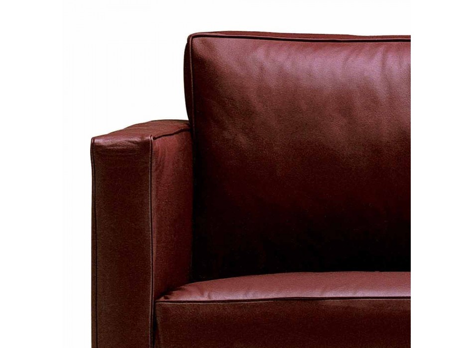 3-Sitzer-Sofa mit hochwertigem Made in Italy Leder bezogen - Centauro