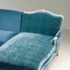 Ecksofa Design klassischen Luxus, hergestellt in Italien, Narciso Viadurini