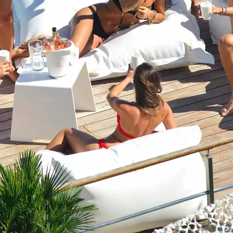 Sofa Wolke Kunstleder Trona nautische Umweltfreundlich Made in Italy Viadurini