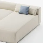 Modulares Gartensofa aus wasserabweisendem Stoff Made in Italy - Bahias Viadurini