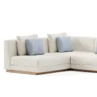 Modulares Gartensofa aus Stoff Made in Italy - Rubik Viadurini