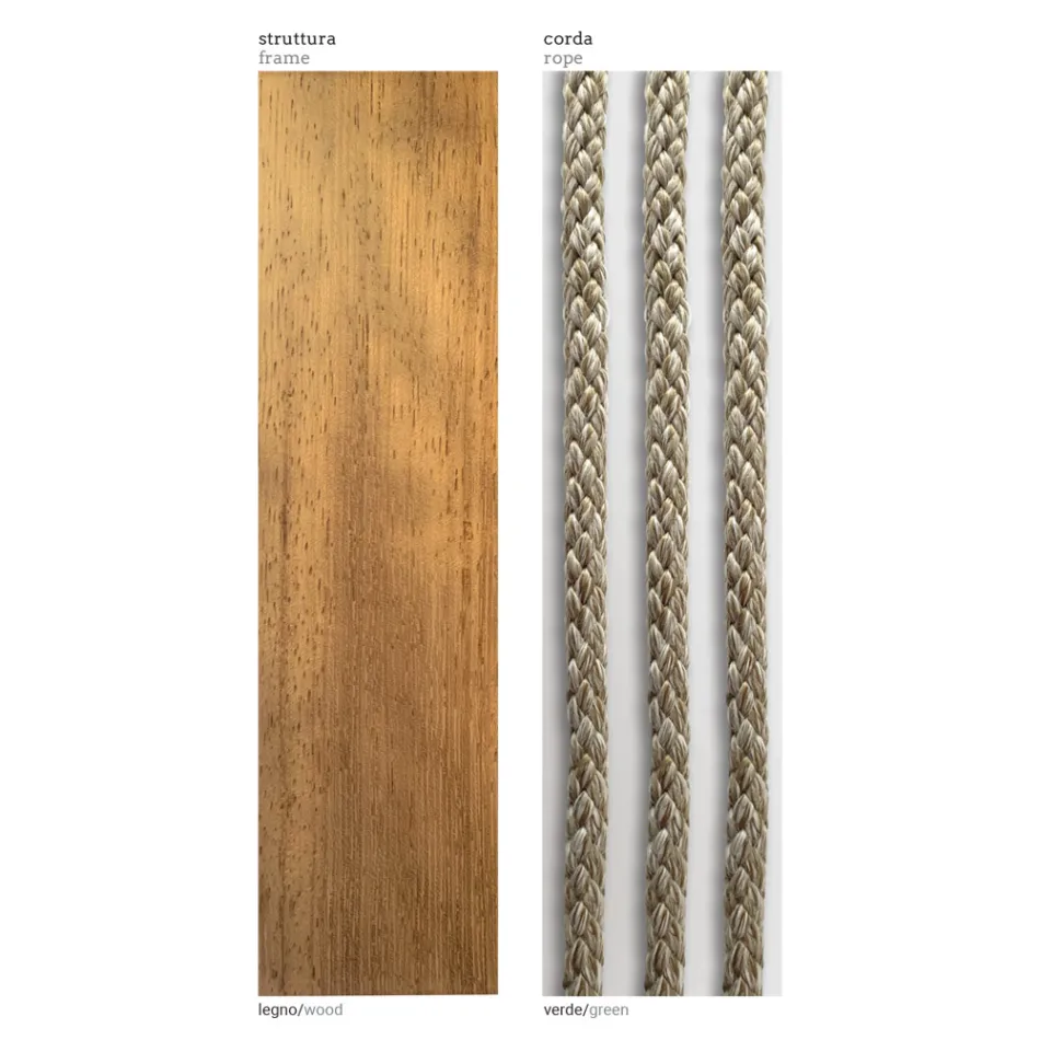 Modulares Gartensofa aus Stoff Made in Italy - Rubik Viadurini