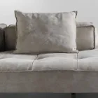 Sofa modernes Design Cardo, Lederpolsterung Viadurini