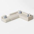 Modulares Outdoor-Sofa mit Polsterung aus entwässerndem Gummi Made in Italy - Bahias