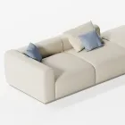 Modulares Outdoor-Sofa aus wasserabweisendem Stoff Made in Italy - Bahias Viadurini
