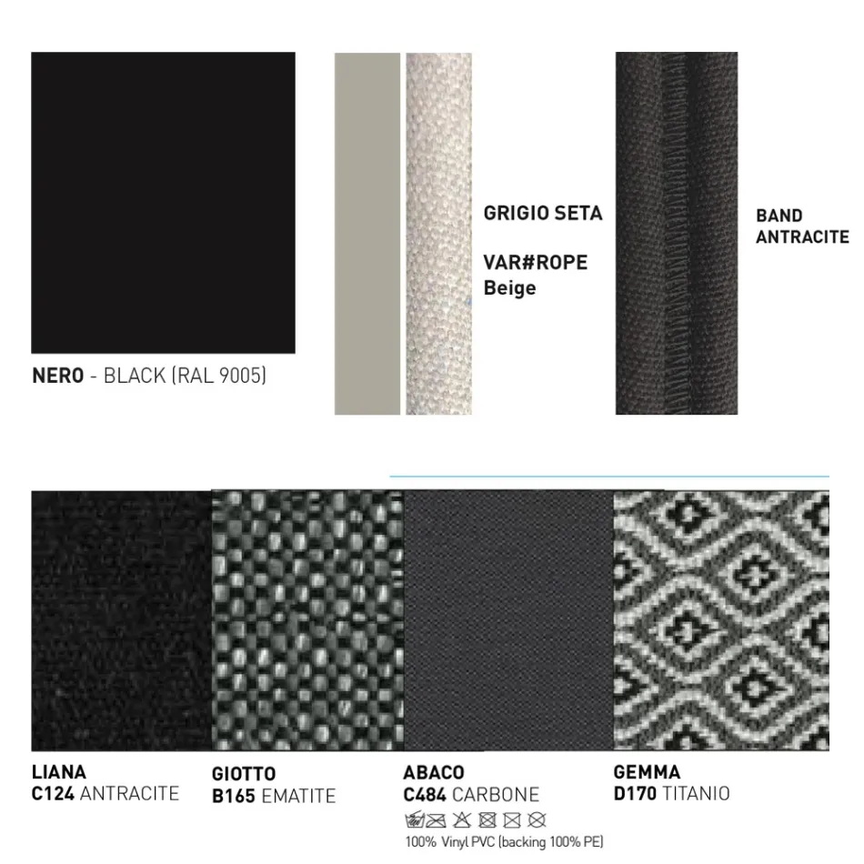 Outdoor-Sofa mit Kissen inklusive Made in Italy - Emmacross von Varaschin Viadurini