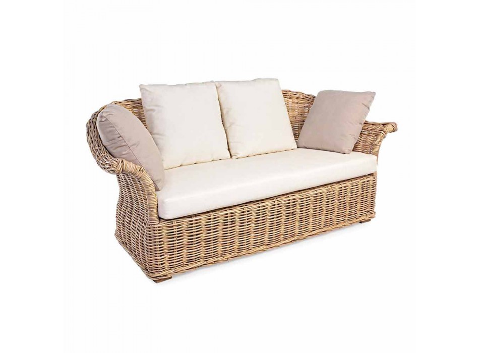 Indoor oder Indoor Outdoor Ethno Style Sofa 2 oder 3 Sitze Homemotion - Fermin Viadurini
