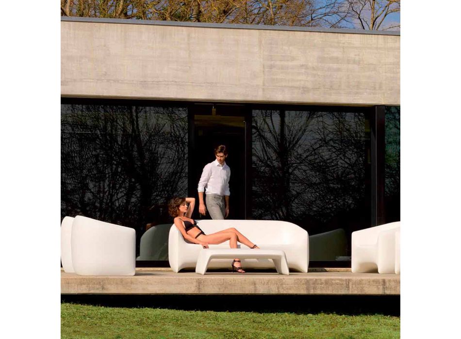 Design-Outdoor-Sofa in Schlag von Vondom Polyethylenharz Viadurini