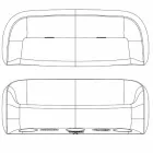 Design-Outdoor-Sofa in Schlag von Vondom Polyethylenharz Viadurini