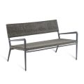 Outdoor-Sofa aus Aluminium und gewebter Waprolace Made in Italy - Marissa