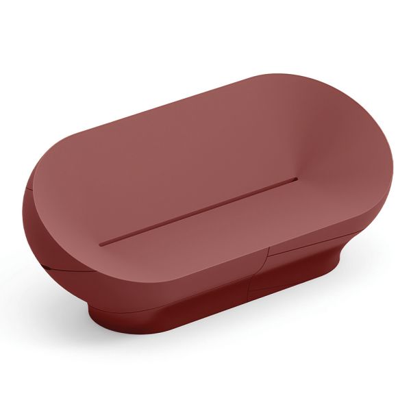 Gartensofa aus polyethylen, erhältlich in verschiedenen farben - handtuch