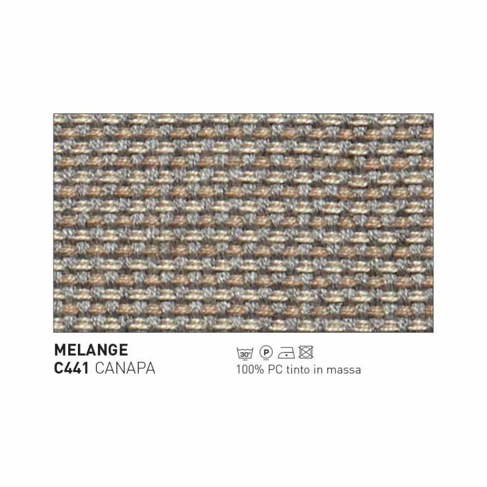 Modernes Varaschin Emma Gartensofa aus Stoff und Metall Viadurini