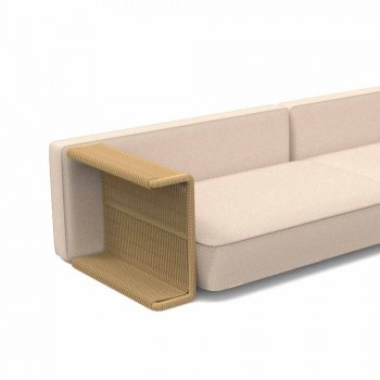 3-Sitzer-Gartensofa aus weißem, beige oder grauem Stoff - Cliff Decò Talenti