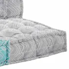 Ethnisches Zweisitzer-Gartensofa aus wasserabweisendem Stoff - Shamo Viadurini