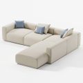 Modulares Gartensofa aus marineblauem Sperrholz Made in Italy - Bahias