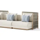 Modulares Gartensofa Made in Italy - Rubik Viadurini