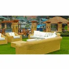 Gartensofa von dem großen handgewebte Cooper Viadurini