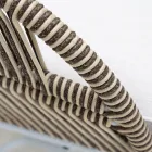 Gartensofa aus Aluminium und Seilgeflecht - Alcor Viadurini